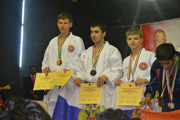 Таганрогская городская федерация сетокан карате - Призеры в ката на 6-ом международном турнире по каратэ-до Сетокан WSKF в Индии